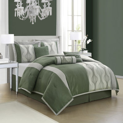 Ensemble d'édredon en microfibre 7 pièces Kath