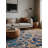 Machine Washable Gray Area Rug-1650012573