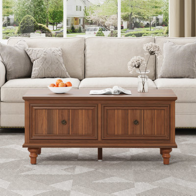 39.37” Lift Top Coffee Table With Storage