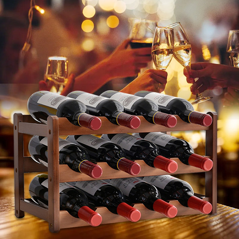 Wine bottle rack