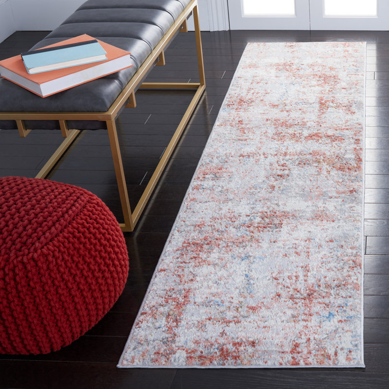 Shivan 100 Performance Abstract Rug, Runner 2'2" x 8'
