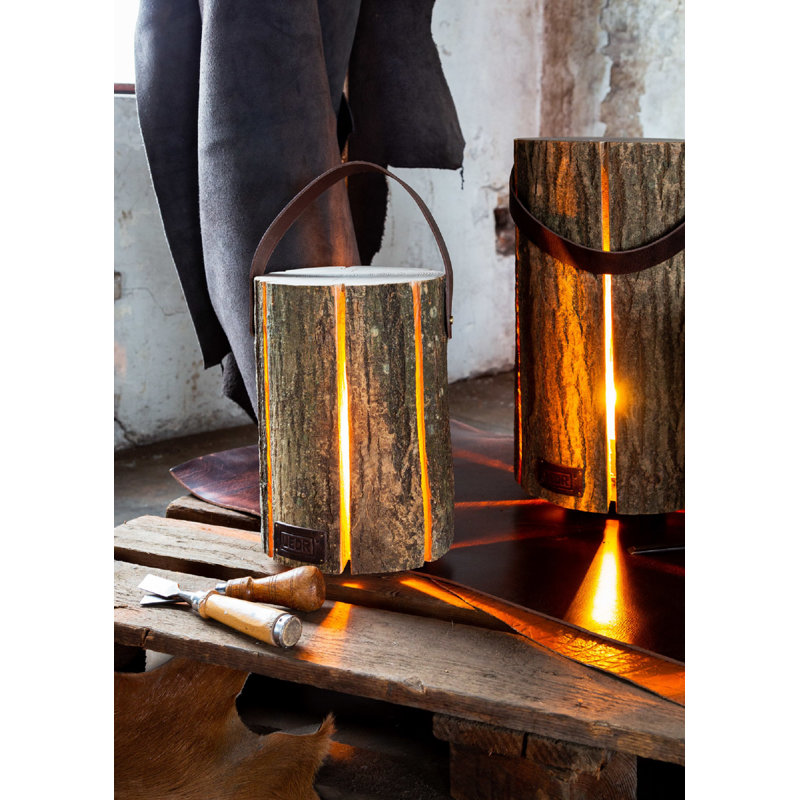 Bois clair - Bois de cerisier M | | Leather Edition, H 11,8 po x l 7,85 po x P 7,85 po