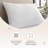 Down Alternative Pillow Standard Size - Luxury Hotel Pillow for Back Stomach & Side Sleepers with Ergonomic Support & Softness GOTS Certified Organic Casing and Lightweight & Breathable Filling (Std.)-118035938