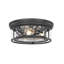 Plafonnier encastré circulaire simple à 3 lumières de 16 po Masuda-1731940475