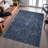Premium Machine Washable Jamestown AMF1082 Damask Rug-1683186257