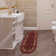 Ottohome Non-Slip Traditional Area Rug For Living Room, Hallway, Entryway Rug, Dark Red