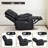 Abba 3-person Recliner Sofa With Padded Arms-2474895