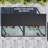Aurora 10‘ X 20'  Louvered Pergola With Adjustable Double -Layer Lovers,Built-In Gutter System And USB Charging Socket-116376047
