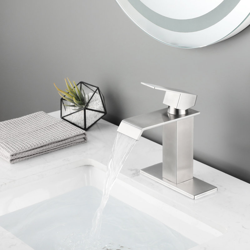 Robinet pour salle de bain Modern, Nickel brossé