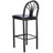Jevhen Upholstered Counter Stool with Metal Frame