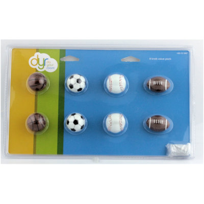 (Paquet de 5) (Paquet de 8) Ensemble de boutons de sport pour enfants