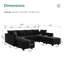 Canapé modulaire en velours modulaire Tremee-86786413