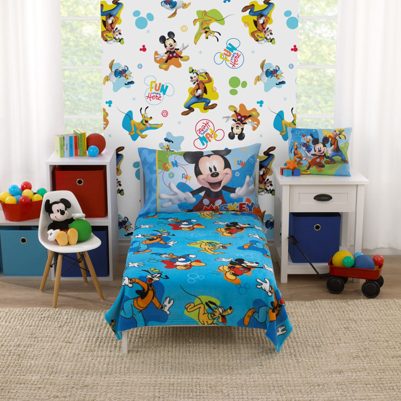 Disney Mickey Mouse Fun Starts Here Toddler Collec Baby Blanket