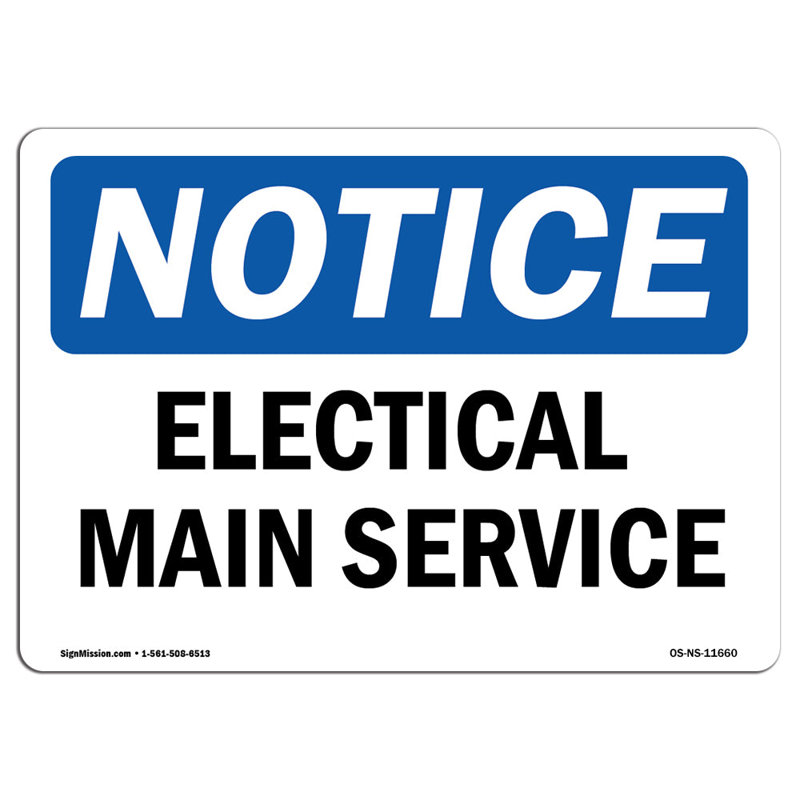 Plaque de service électrique, H 18 po x l 24 po x P 0,1 po