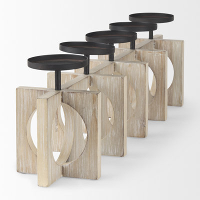 Devi 9'' H Tabletop Candelabra