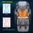 Zero Gravity Massage Chair, SL-Track, Full Body, Waist Heating, Foot Rollers, Airbags, Bluetooth Speaker, 6 Modes, 5 Techniques, 4D, 3 Intensity and Speed Optional, 2 LED Lights, 1 Remote Controller