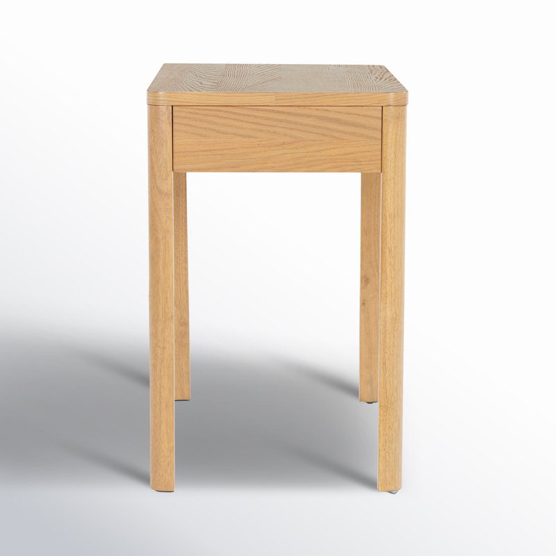 Gabrietta Solid + Manufactured Wood Writing Desk, Natural
