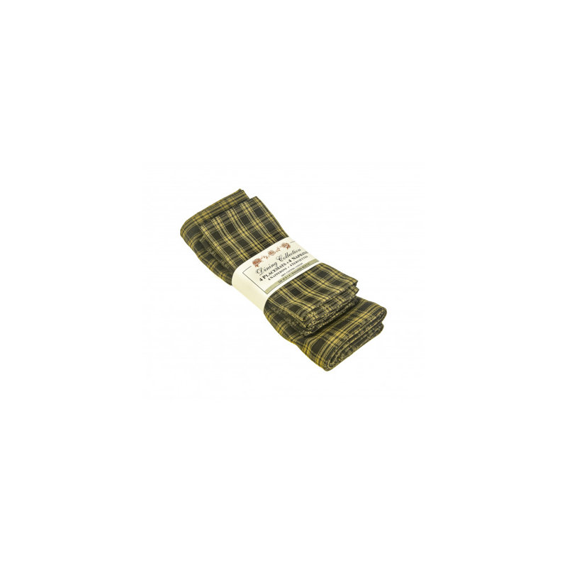 Salt Cotton Plaid Rectangle