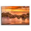 «Columbia Smooth Waters» par Mark A Paulda, verre acrylique Wal Art-967677580