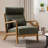 Bradbury 26'' Wide Transitional Traditional Upholstered Accent Chair with Lumbar Pillow(Set of 2)-103554473