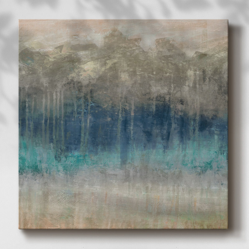 Treeline Reflections - impression sur toile tendue, H 8 po x l 8 po x P 1,5 po