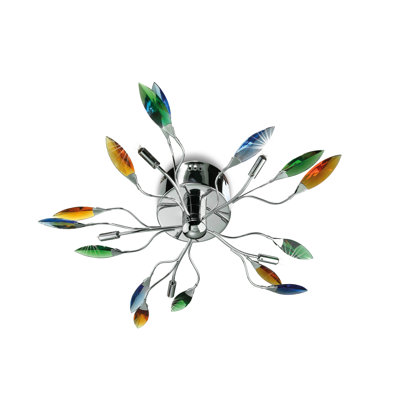 Crystal Semi Flush Mount