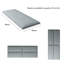 Kara-Yvonne 30 cm x 75 cm Peel and Stick Upholstered Wall Paneling in Sky