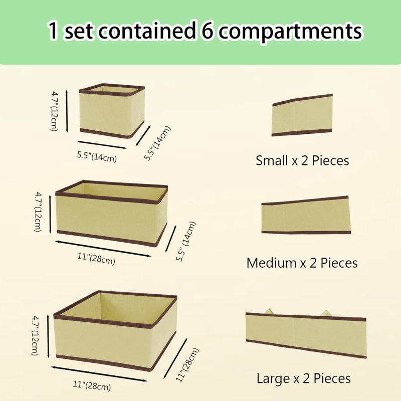 Cardboard Drawer Organisers