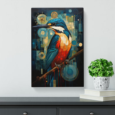 Kingfisher Constructivism No.3 - Wrapped Canvas