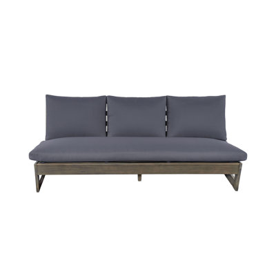Louise 3-Seater Sofa With Cushions by AllModern