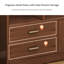 Étagère de rangement verrouillable avec portes H 70,87 "x l 47,24", tablette autoportante, vitrine murale