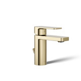 Parallel Single Hole Bathroom Faucet with Drain Assembly
