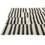 Tapis noir et blanc Noor