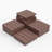 1 ft. x 1 ft. Outdoor Plastic Interlocking Deck Tile in Brown-122807410