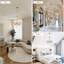 6-Light Dimmable Gold Crystal Chandelier for Dining Room & Living Space