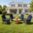 Outdoor Adirondack Chair&Rocking Chair Seat And Back Cushion(Set Of 4)-466909181-465715307