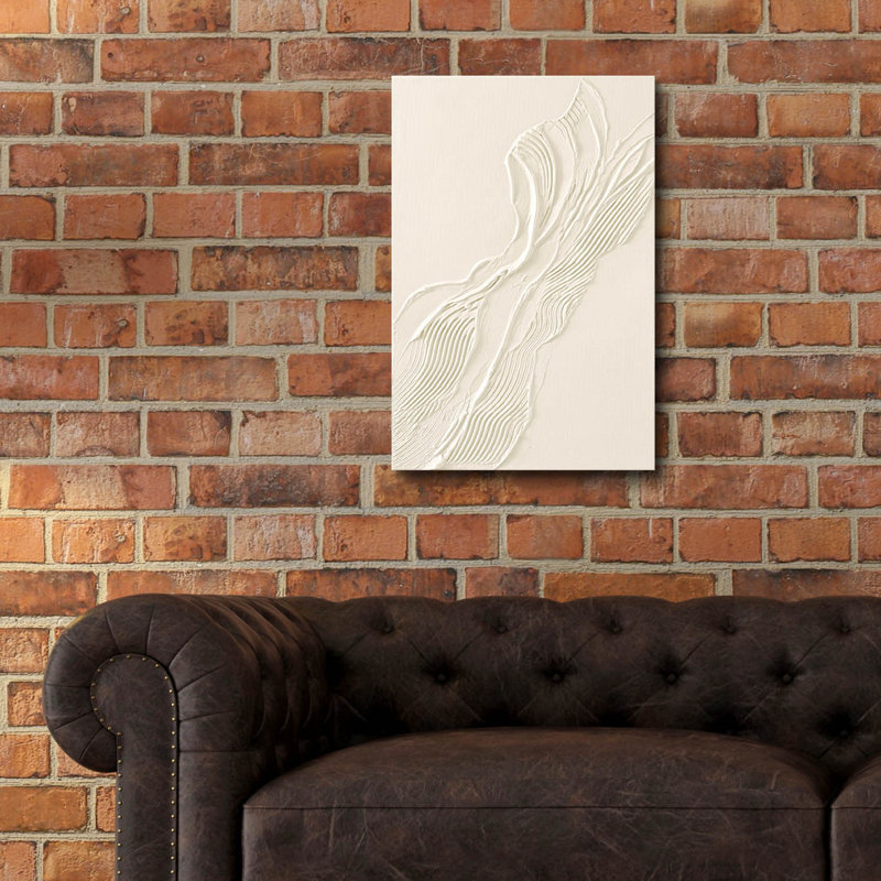  «Beige Heritage» par Design Fabrikken, art mural en verre acrylique, H 24 po x l 16 po