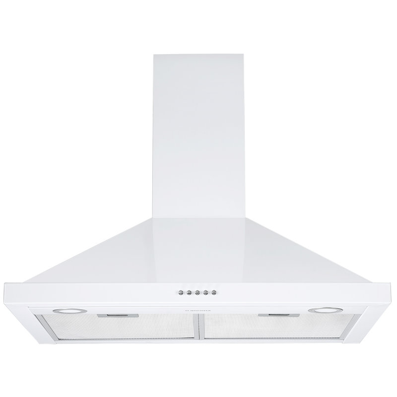 Ancona 30" Stainless Steel 280 CFM Convertible Wall Range Hood with Mesh Filter