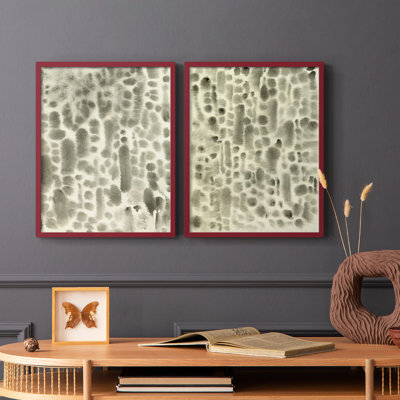 Watercolor Metric I-Premium, reproduction encadrée prête à accrocher - aucun clou requis - aucun clou requis