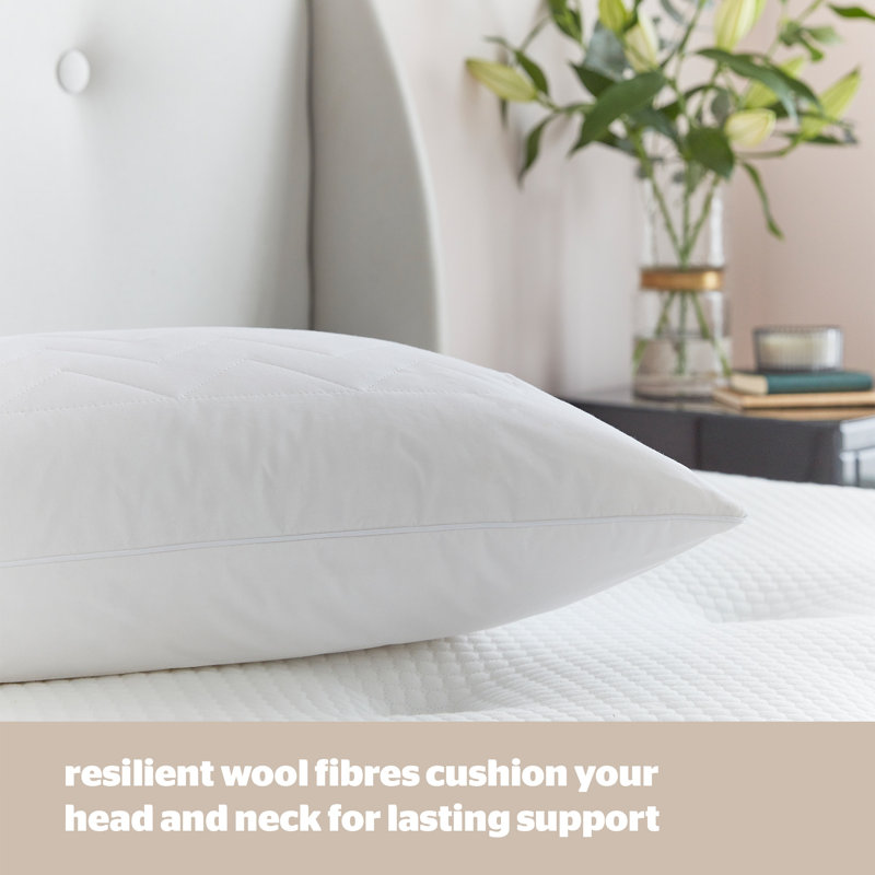 Wilentnight Quilted Wool Pillow