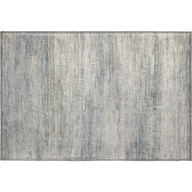 Premium Machine Washable Mayfield AMF2089 Abstract Rug, Linen, 3' x 5'