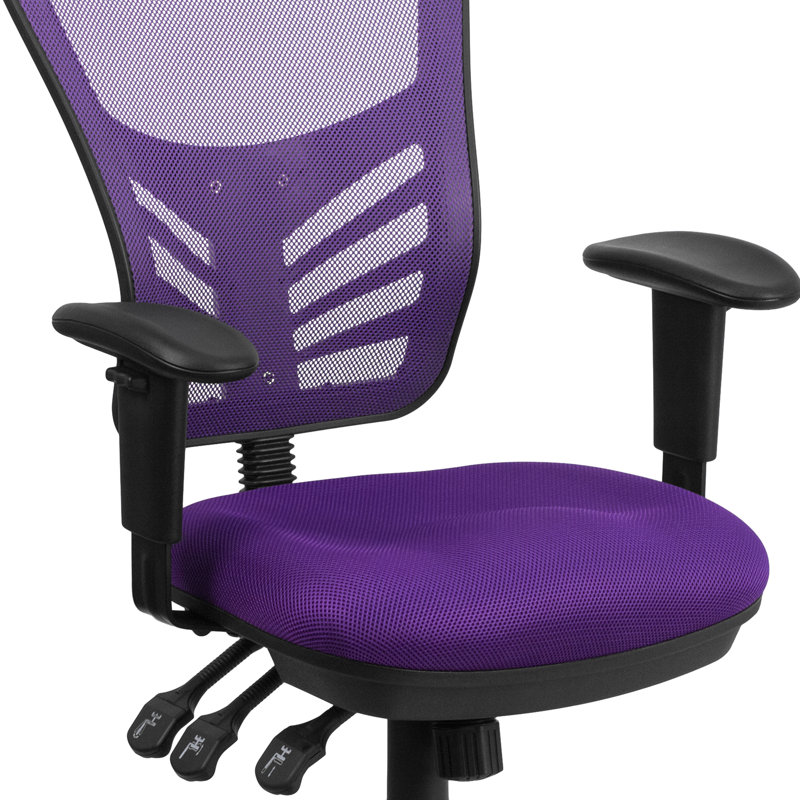 Blue Elephant Mesh Executive Chair, Purple