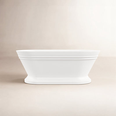 Athena 59" Freestanding Soaking Acrylic Bathtub