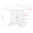 Crystell Wood 5-Piece Dining Table Set