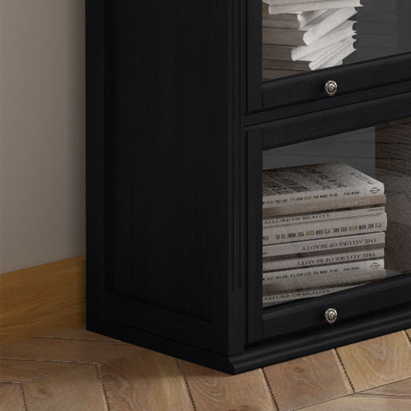 Bois noir, H 94,49 po x l 27,56 po x P 12,99 po