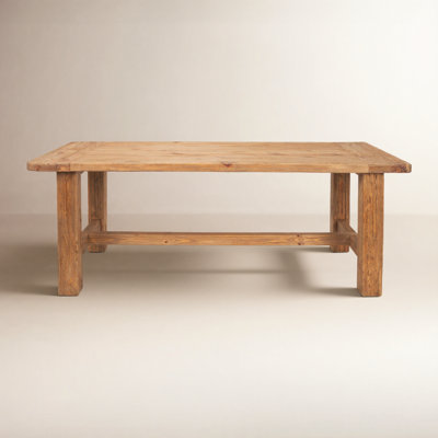 Nonnie Rectangular Natural Brown Wood Dining Table