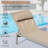 Patio Chaise Lounge Of 3: Aluminum Pool Chairs With Side Table For Outdoor Use. Adjustable Recliner In Khaki. Superior Comfort, 5 Positions, . Frame, Material. All Weather Poolside, Beach, Yard,