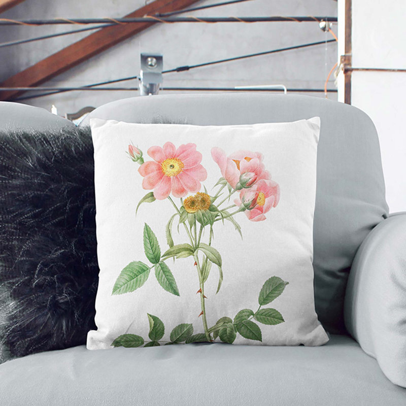Square Throw Cushion, 40cm H x 40cm W x 15cm D