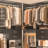 71'' - 110'' W Closet System with Wooden Drawers and Hanging Rods-1538658826