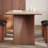 Modern Walnut Sintered Stone Table-1093065188